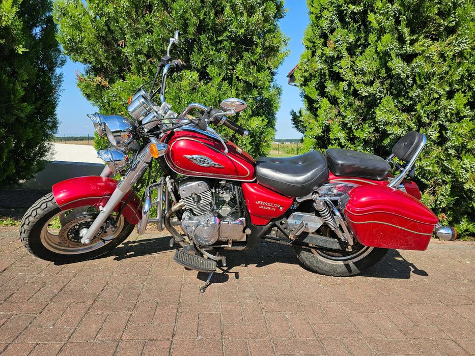 Jinlun 125, duży chopper,kat B,A1,gmole, do jazdy,8tys km