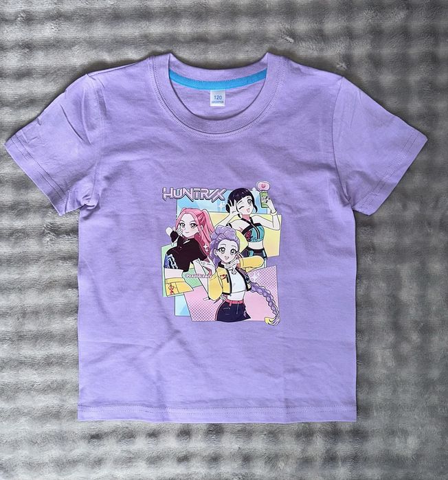 Bawełniany t-shirt k-pop demon hunters 116-122