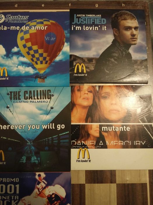 Coleção completa 6 CDs promocionais do Mcdonalds