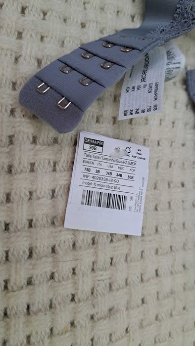 Бюстгалтер women secret esp90b / eu75b сірий