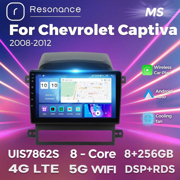 Штатна магнітола Chevrolet captiva 2008-2012 Навігація,Андроїд, GPS