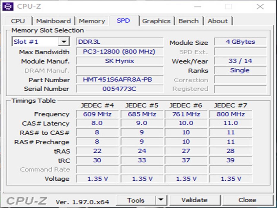 DDR3 8GB HyniX 12800 L