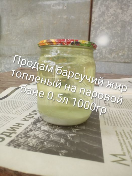 Борсучий жир натуральный