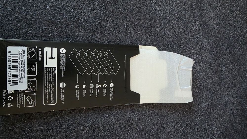 Silikonowe etui na telefon Oppo A53 2020+szkło hartowane 9H