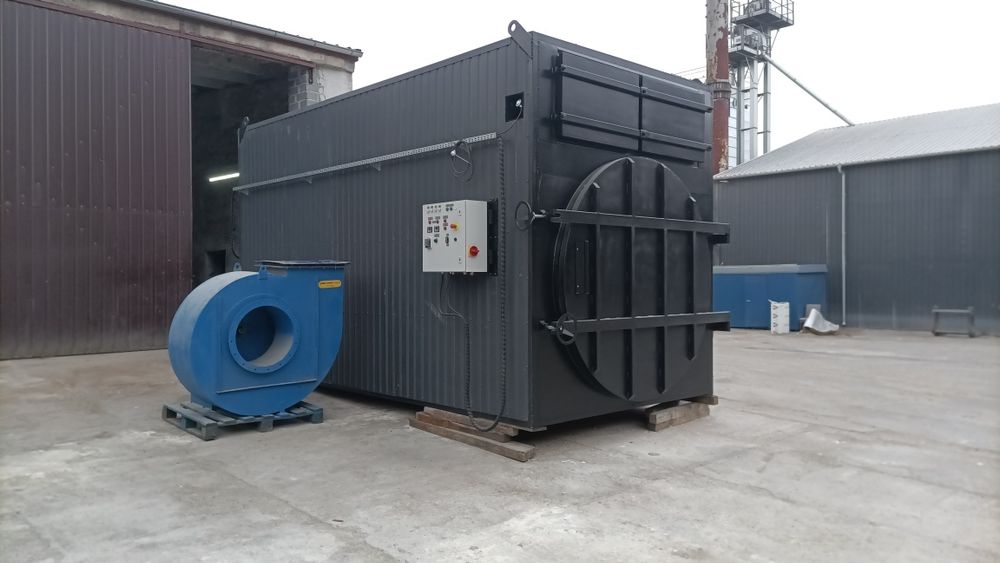 Piec na słomę. Dostępny od ręki. Nagrzewnica powietrza 1500kw 29000m3 pow/h