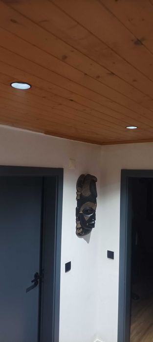 Aro spot direcionável preto