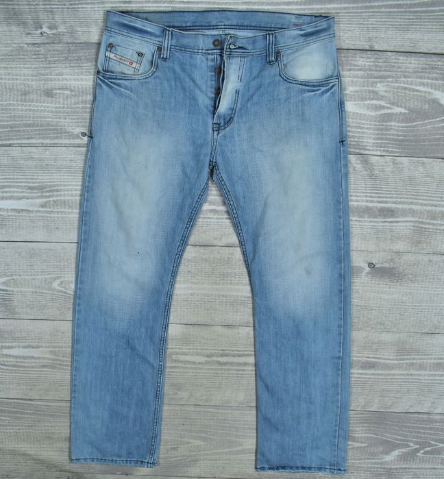 Diesel Męskie Spodnie Jeansowe Straight 38