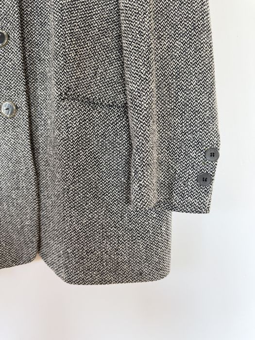 Marynarka Basler welna welniana przedłużana melanż wiosenna czarna