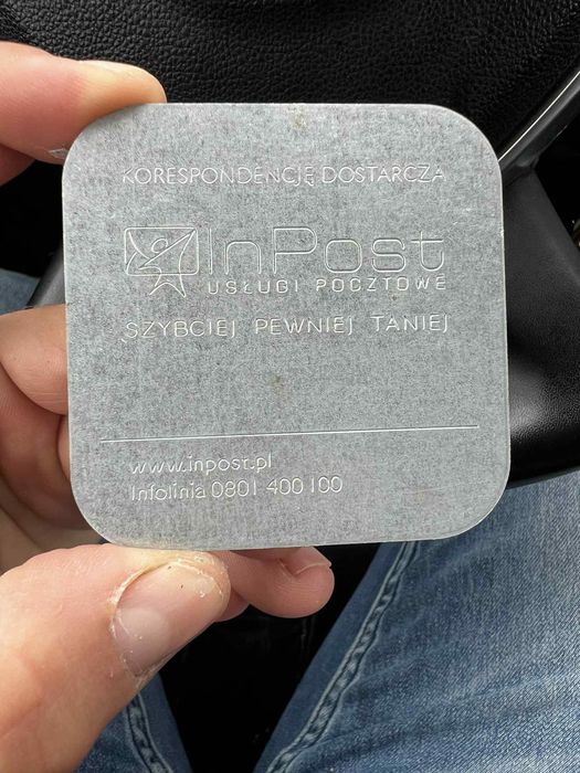 Blaszka Obciążnik do listów InPost