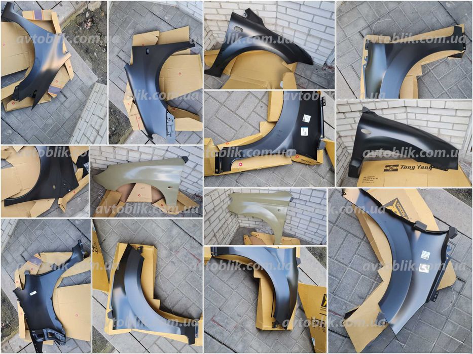 Передні крила Citroen Berlingo, C-Elysee, C1, С3, С4, С5 DS3 Nemo
