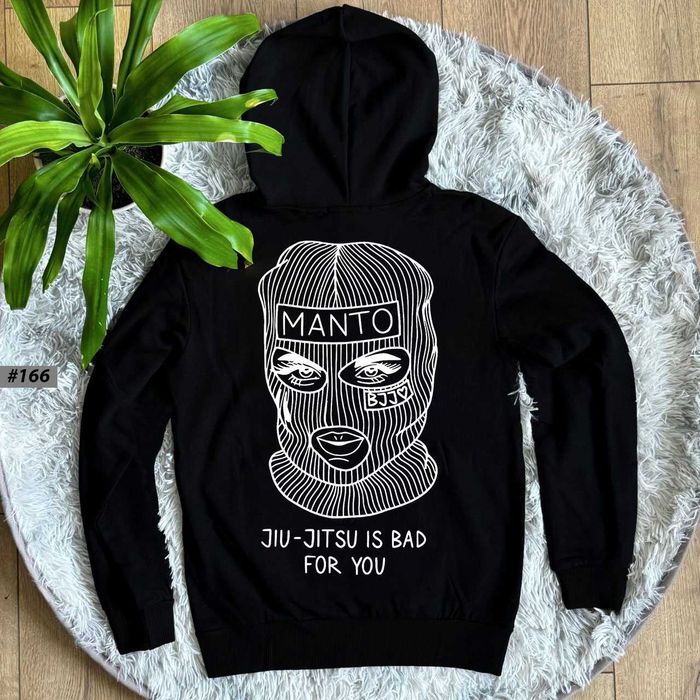 XS-XXL • Новое Черное Худи MANTO x Ktof • Толстовка МАНТО х Ктоф