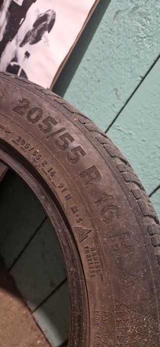 4 x Opony zimowe 205 55 R 16 Continental 91 H M S