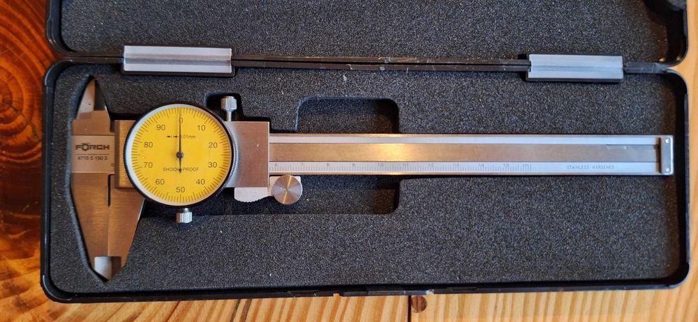 Suwmiarka zegarowa 150 mm FÖRCH 5* VINTAGE