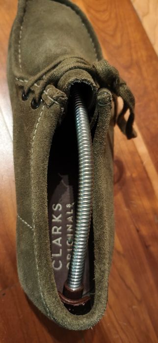 Clarks Originals Wallabee em Camurça Verde-Oliva – Original & Clássico (Estilo M mocassim)