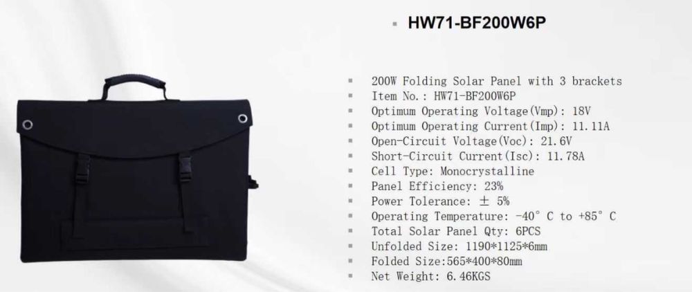 Солнечная панель 200w