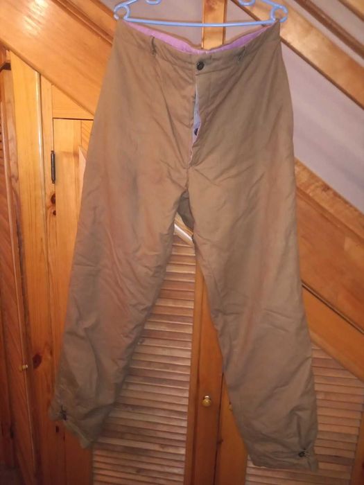 Штаны рабочие,(пр Финляндия)отличного качества, утепленные ,стеганные