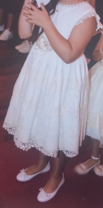 Vestido 1 comunhão 12 anos