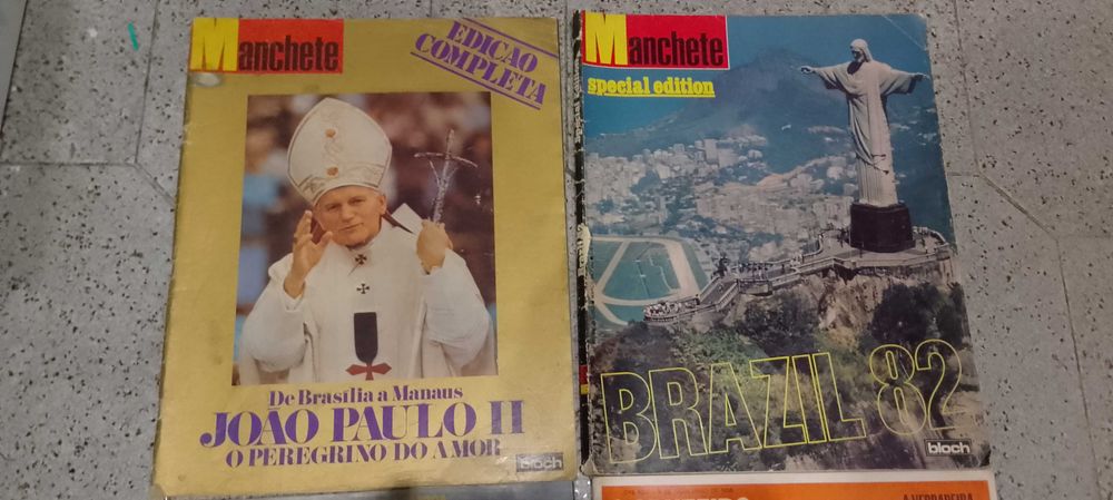 Manchete e O Cruzeiro "Revistas Brasileiras" 6 unidades