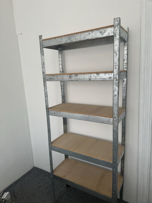 Стелаж металевий з дсп полицями