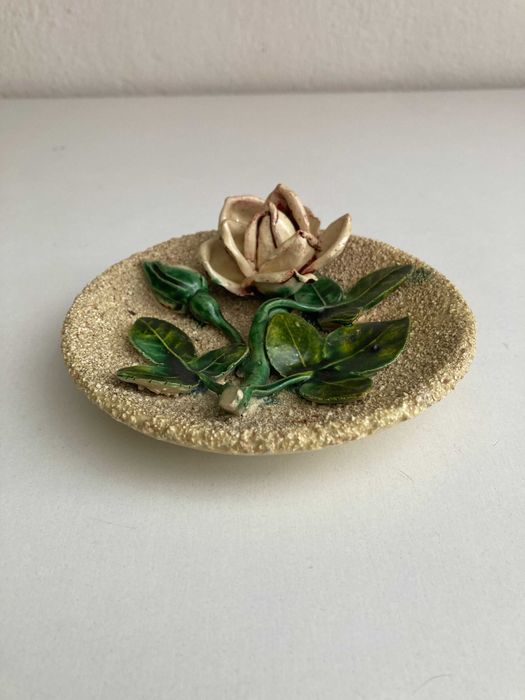 Prato Rosa Branca Caldas da Rainha José Francisco de Sousa -Século XIX