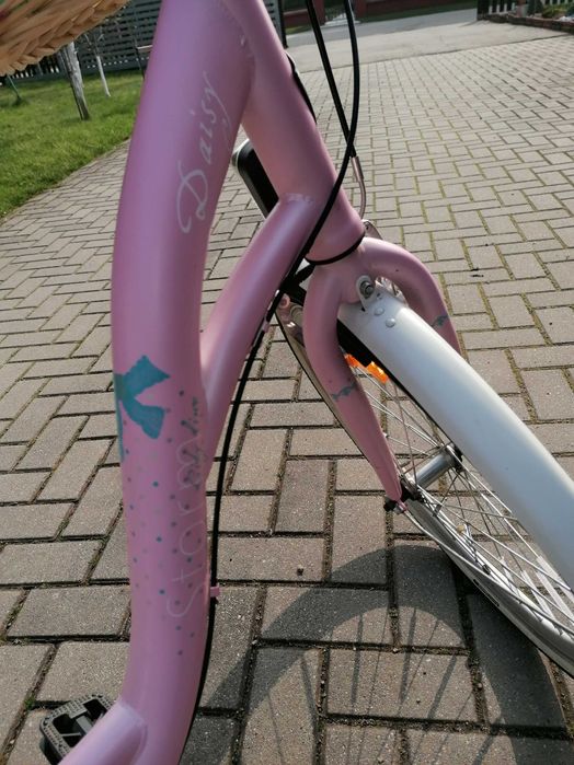 Śliczny rower dla dziewczynki kola 24 rama 14 cali giant btwin kross