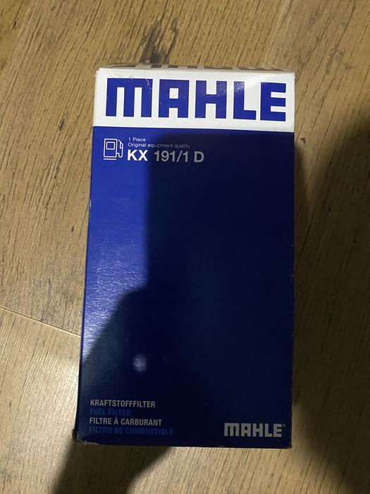 Нові запчастини MAN TGA TGL TGM: фільтр паливний MAHLE KX 191/1 D + ремінь 8PK1275HD