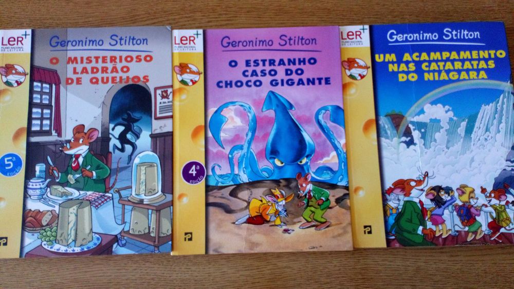 Livros "Geronimo Stilton"