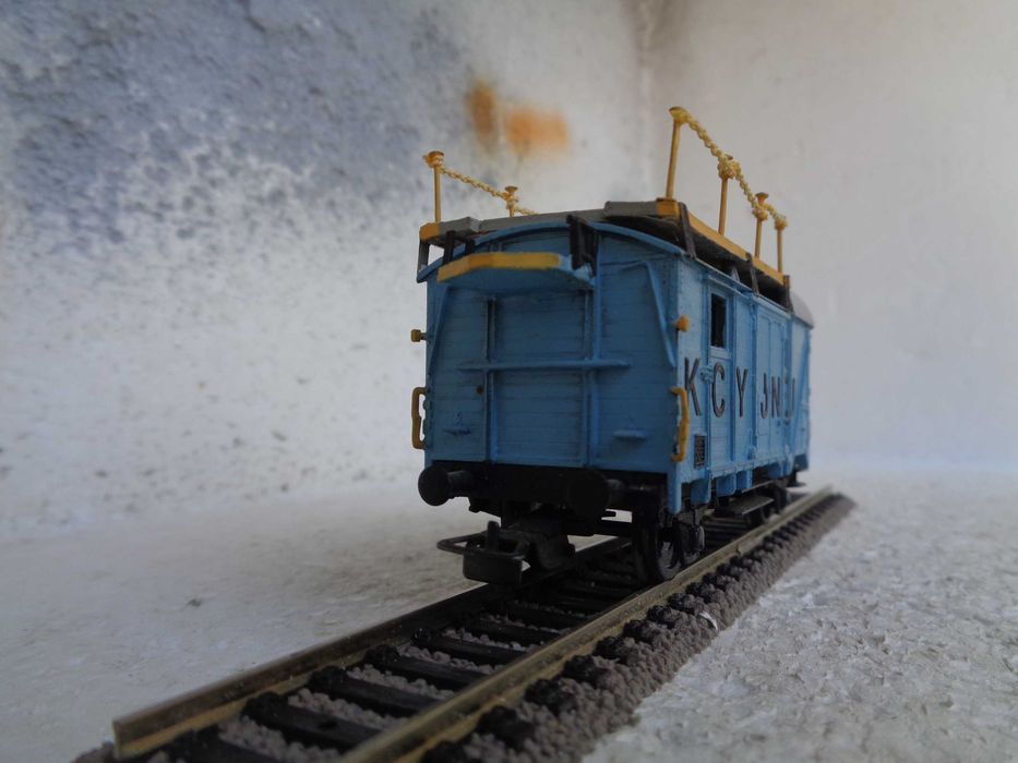 1:87 PIKO Vagão transformado para reparação de catenárias comboio