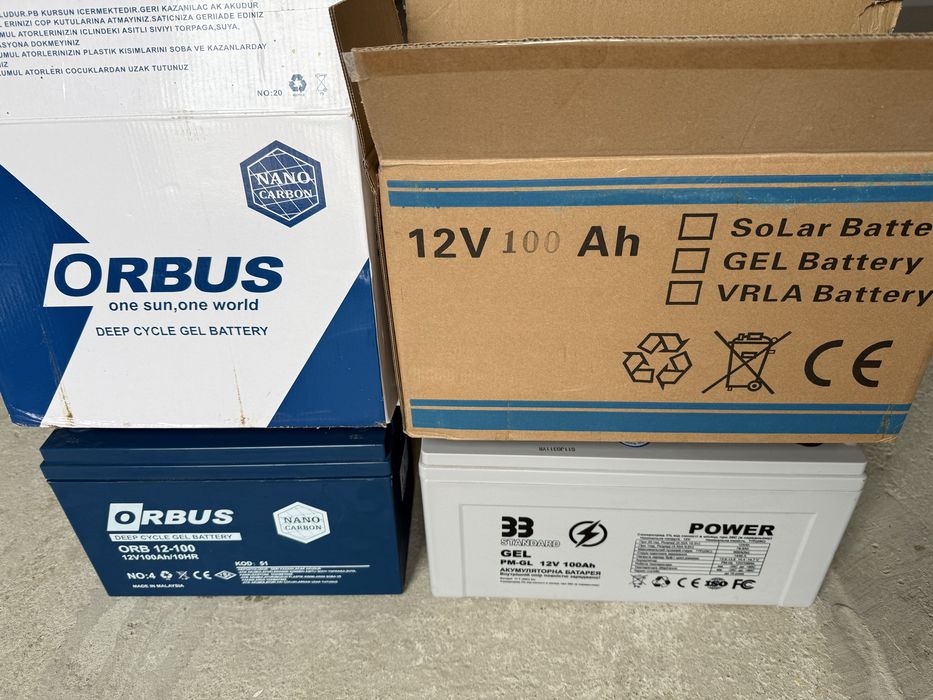 Гелевий акумулятор 12V 100A