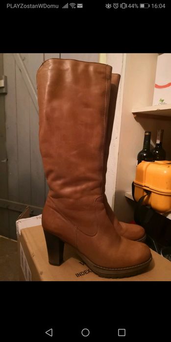 Kozaki skórzane Lasocki rozm. 39