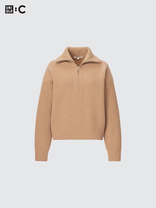Светр на молнії Uniqlo Half-zip wool