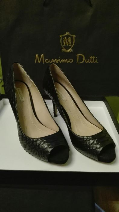 Szpilki Czółenka 39 Massimo Dutti SKÓRA 100% Piękne