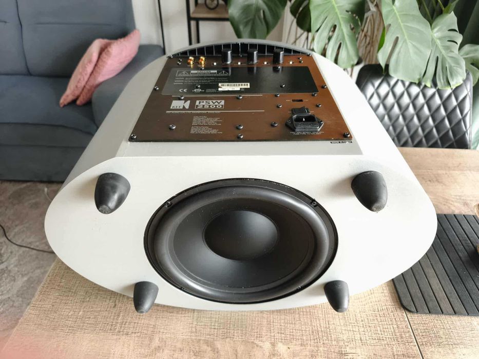 KEF PSW 2500 *szary*  Subwoofer aktywny 250 WATT (TOPOWY/zadbany)
