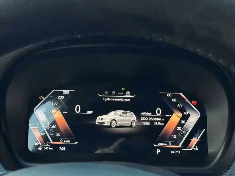 Quadrante Painel Digital 11" BMW Série 1 E81 E82 E87 E88 Cockpit LCD