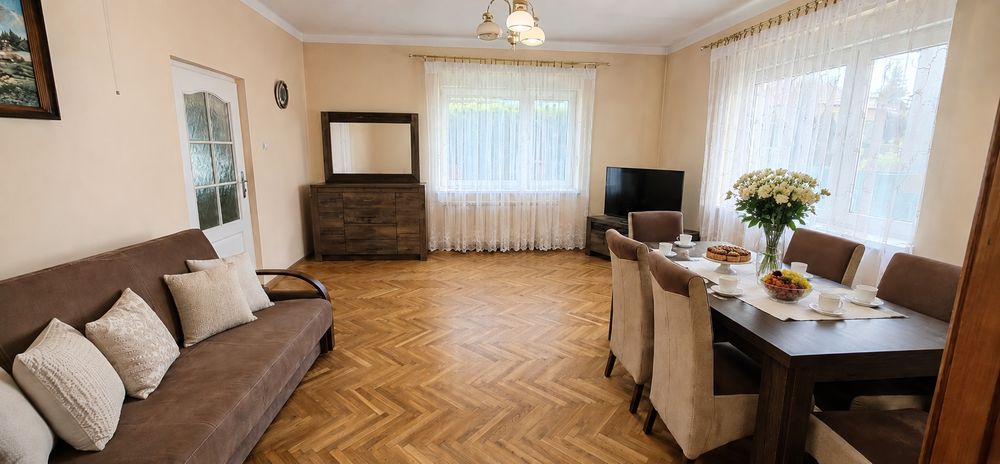 REZERWACJA  w Głownie na sprzedaż parterowy 3 pokoje 2 garaże, wiata, kanał garażowy, duża działka Głowno, Stryków, Łowicz - Widok 2