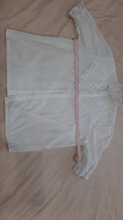 Біла блузка котон кофта блуза