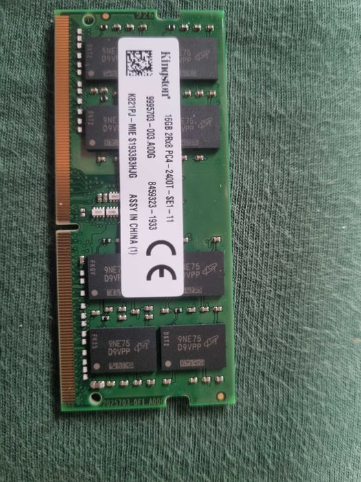 Pamięć do laptopa ddr4 Kingston 32 gb 2400T