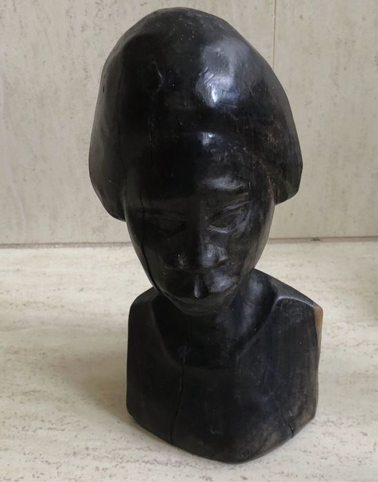 Decoração Conjunto de estatuetas pau preto