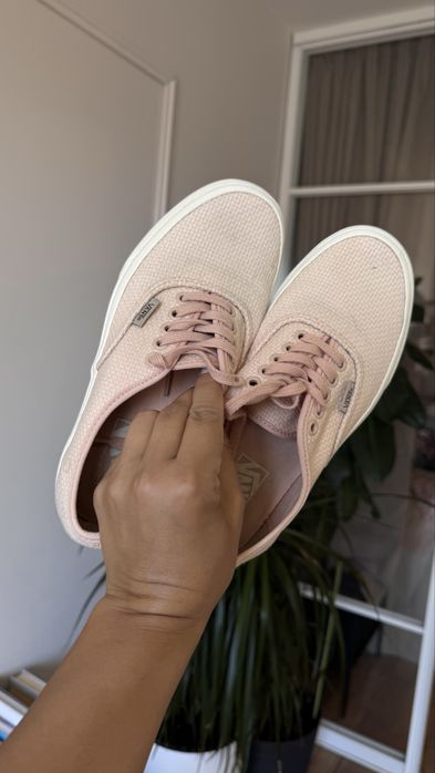 Кросівки кеди Vans світло рожеві 39 розмір