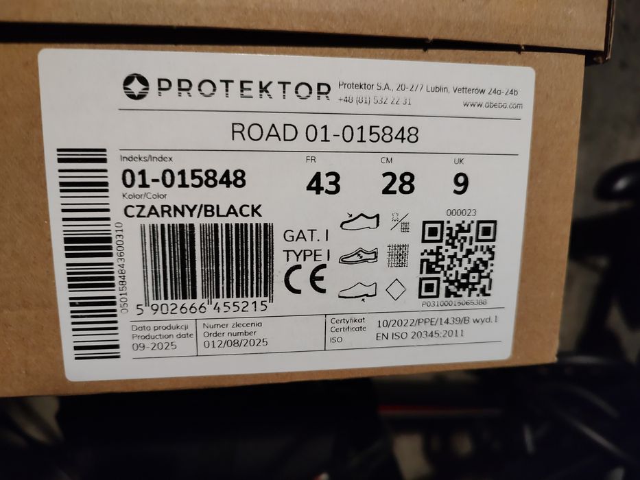 Buty BHP Protektor Road 01 Rozm. 43