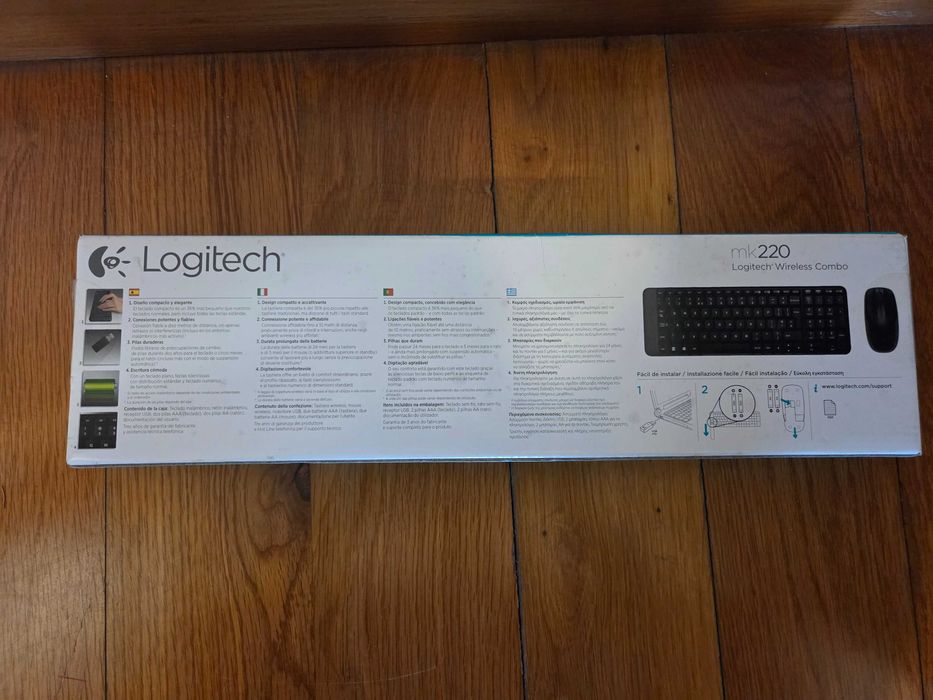 Teclado e rato wireless Logitech