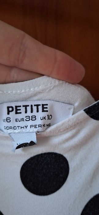 Sukienka letnia midi m w grochy