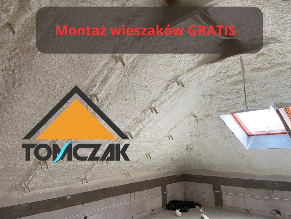 Docieplanie poddasza pianką Pianowanie PUR Ocieplanie pianą