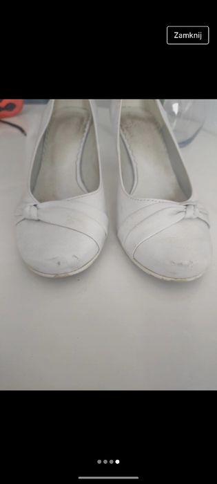 Buty ślubne 38 stan taki jak na zdjęciach