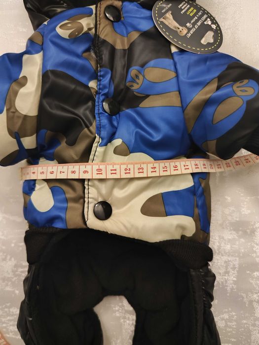 Casaco Impermeável para Cão, M - novo