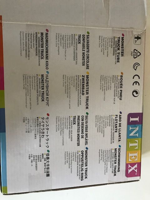 Boia INTEX forma de PNEU