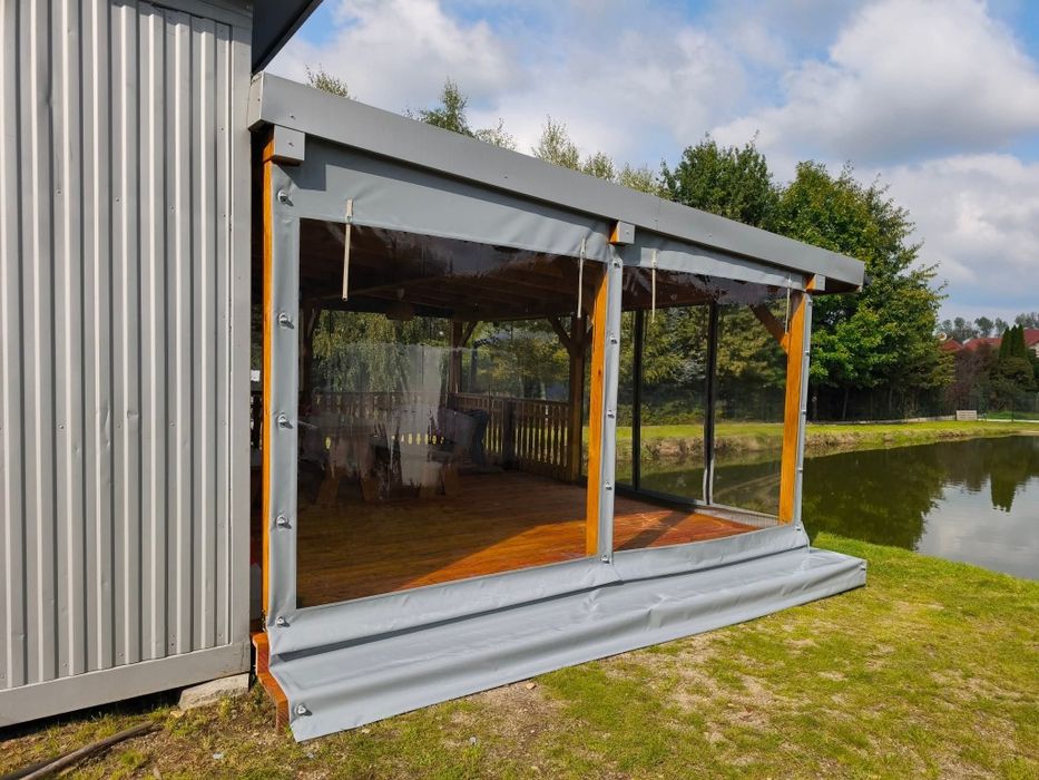 Plandeki na altany tarasy ogródki piwnee