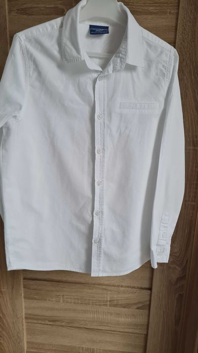 Biała koszula chlopieca na długi rękaw Cocodrillo 146