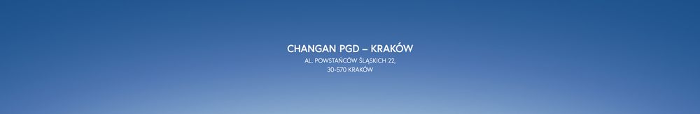 Changan PGD Kraków top banner