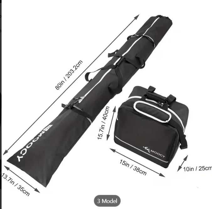 Torba narciarska pokrowiec na narty i buty